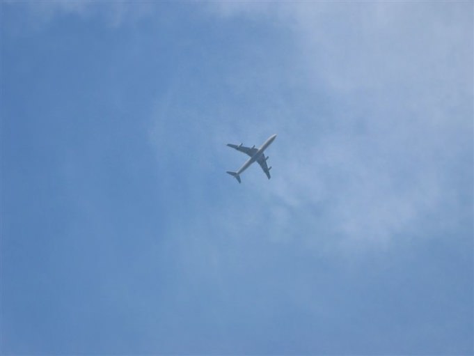 photo avion au dessus de Londres