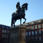 photo Statue de cheval, Madrid