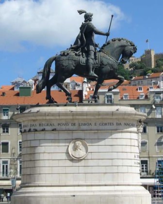 photo statue à Lisbonne
